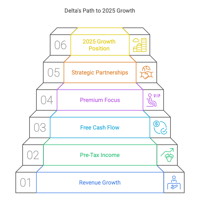 Delta Airline's path to 2025 growth