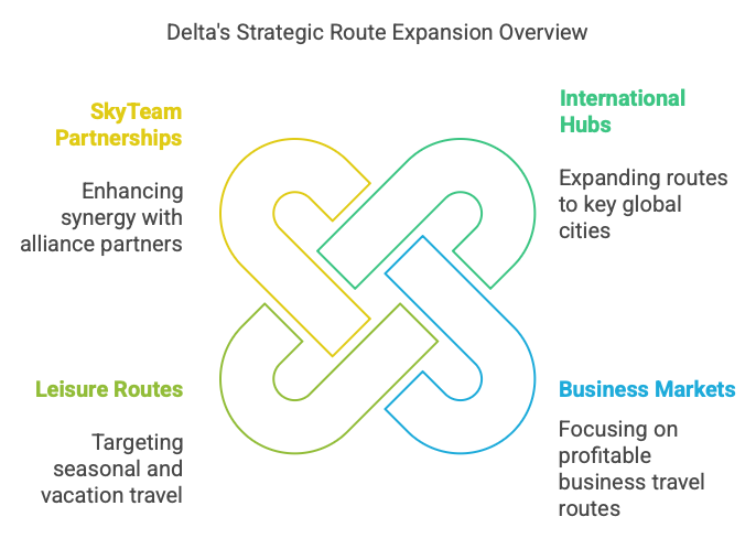 Delta's Strategic Route Expansion