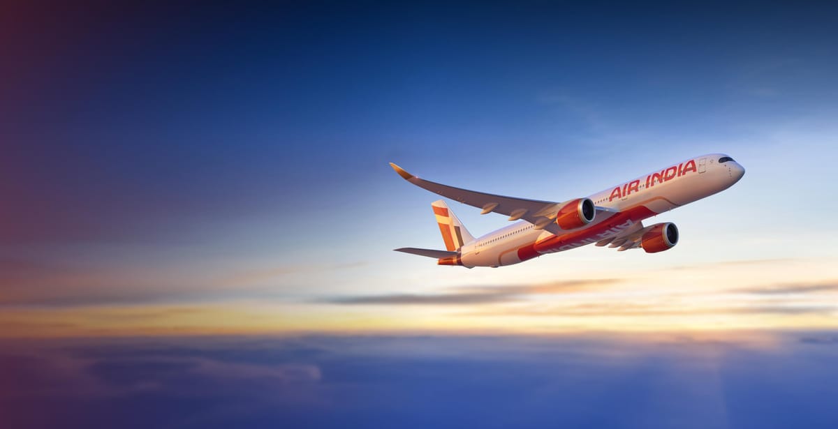 Air India Launches Airbus A350-900 on Delhi-Newark Route