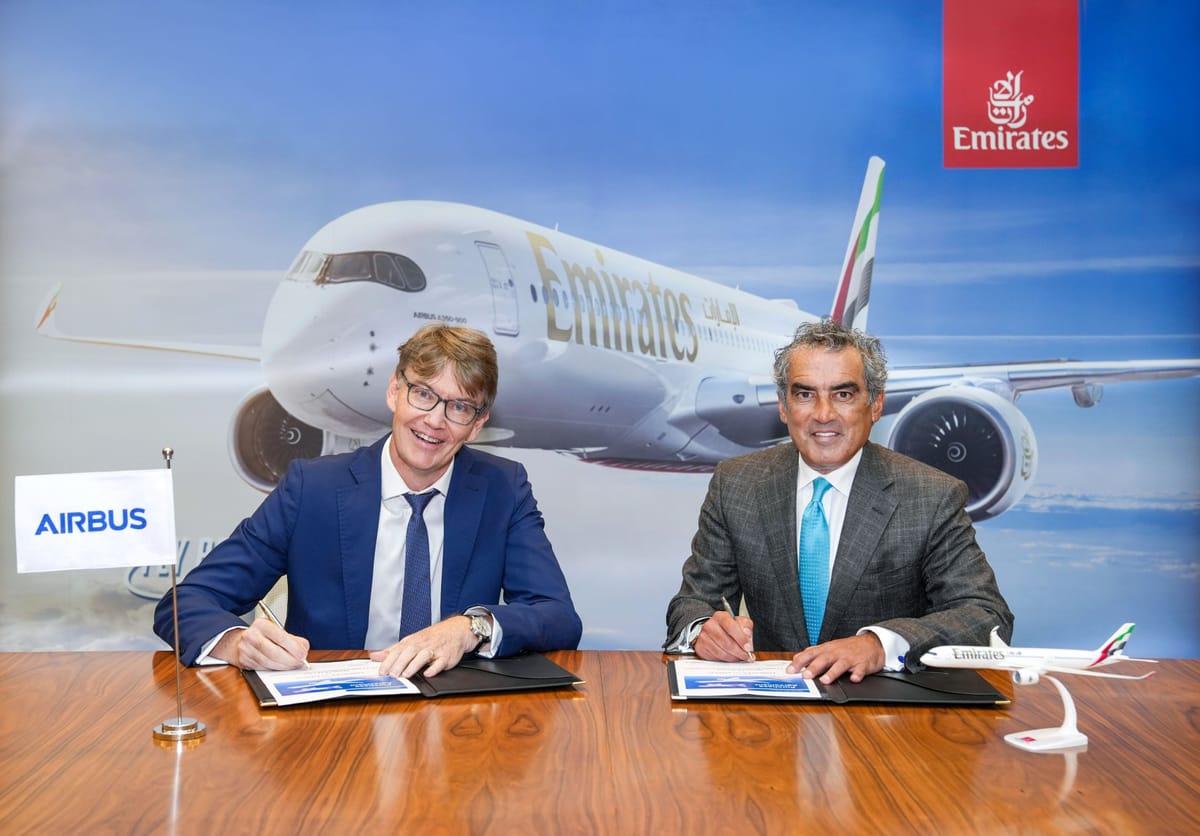 Emirates Signs Deal With Airbus for Real-Time Fleet Monitoring Software, and More