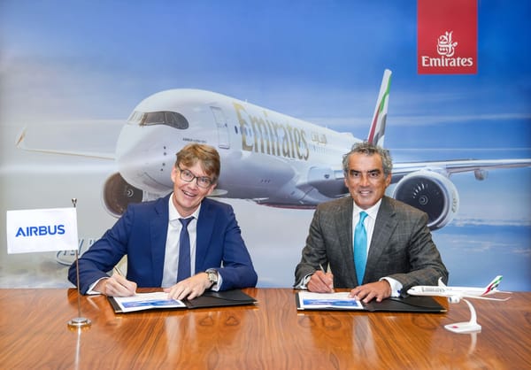 Emirates Signs Deal With Airbus for Real-Time Fleet Monitoring Software