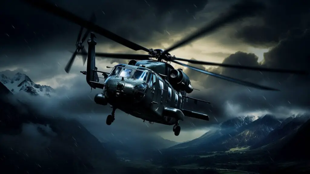 Use of Helicopters in Electronic Warfare